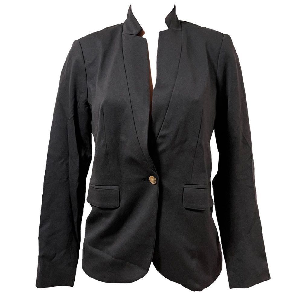 Studio Park x Jayne Brown Ponte Knit Notch Collar Blazer